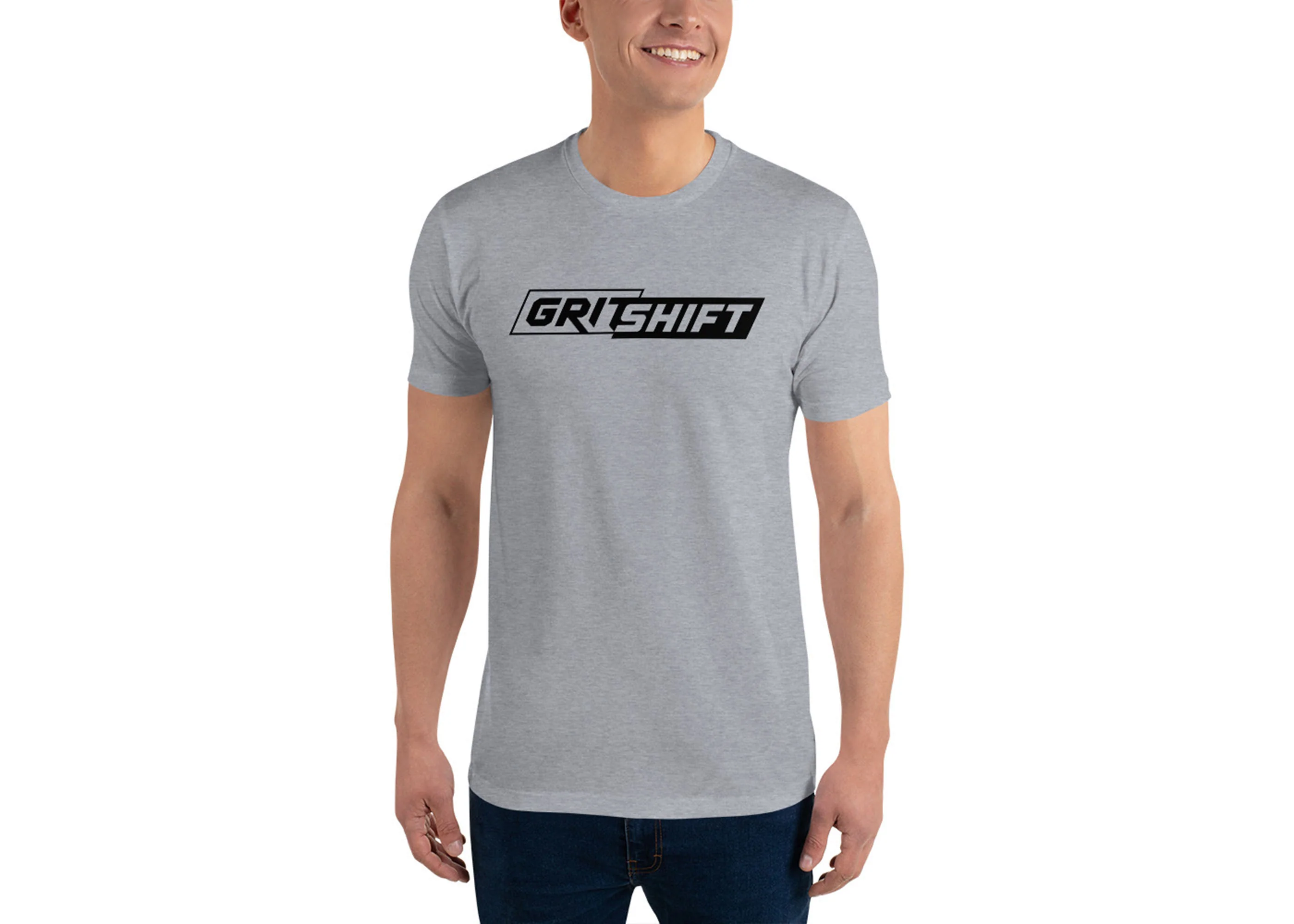 GritShift Short Sleeve T-shirt Black Logo - Image 10