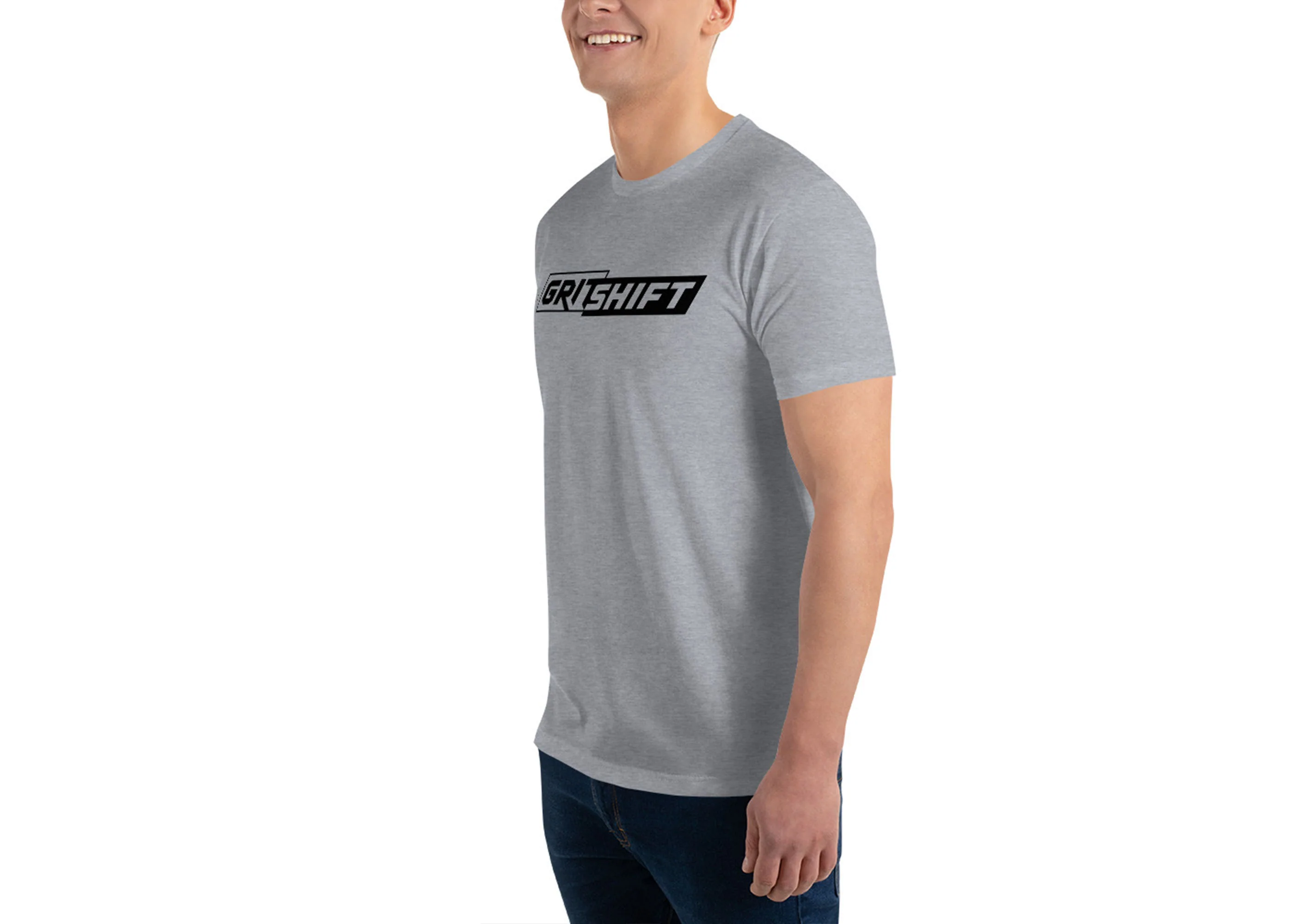 GritShift Short Sleeve T-shirt Black Logo - Image 11