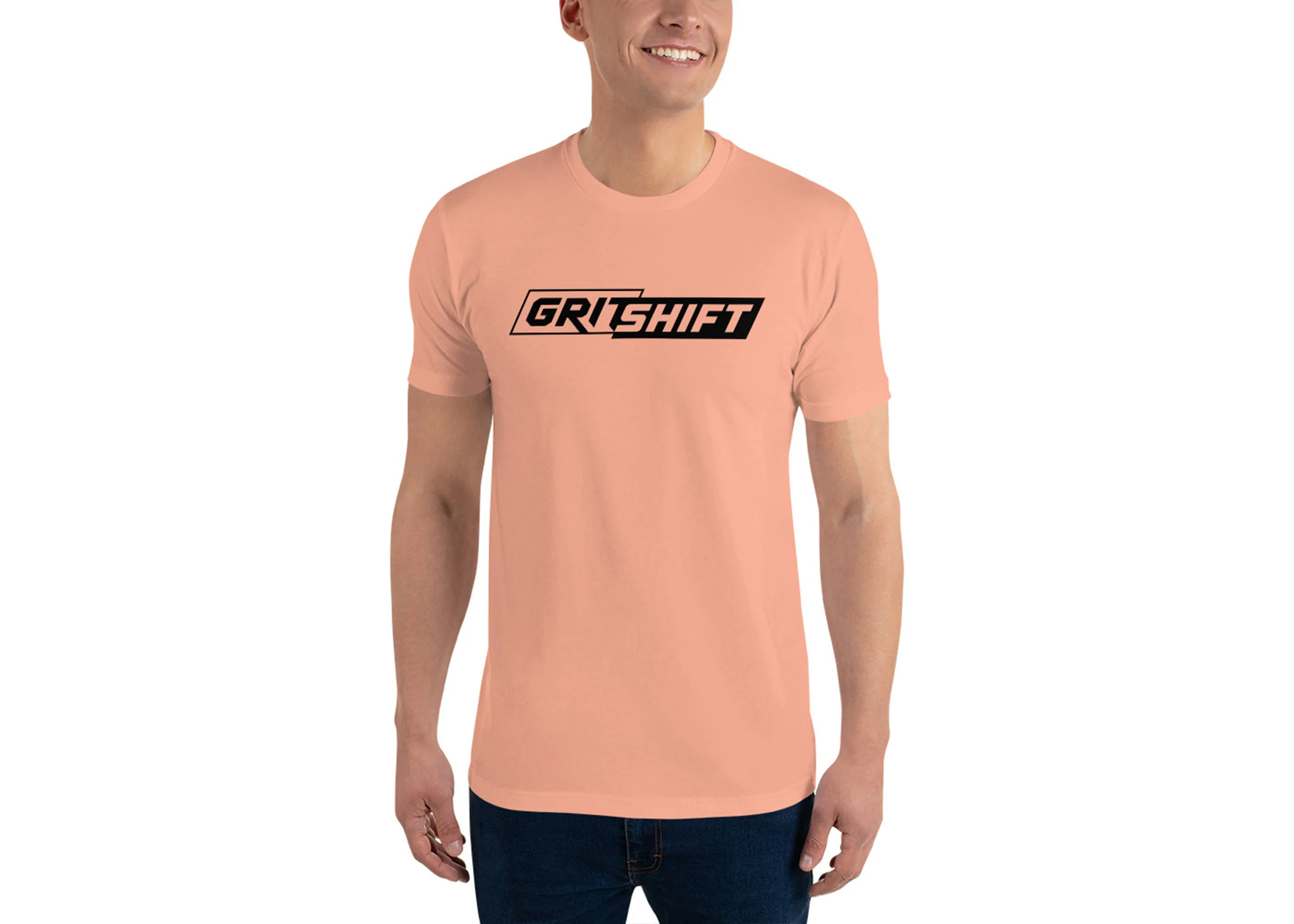 GritShift Short Sleeve T-shirt Black Logo - Image 13