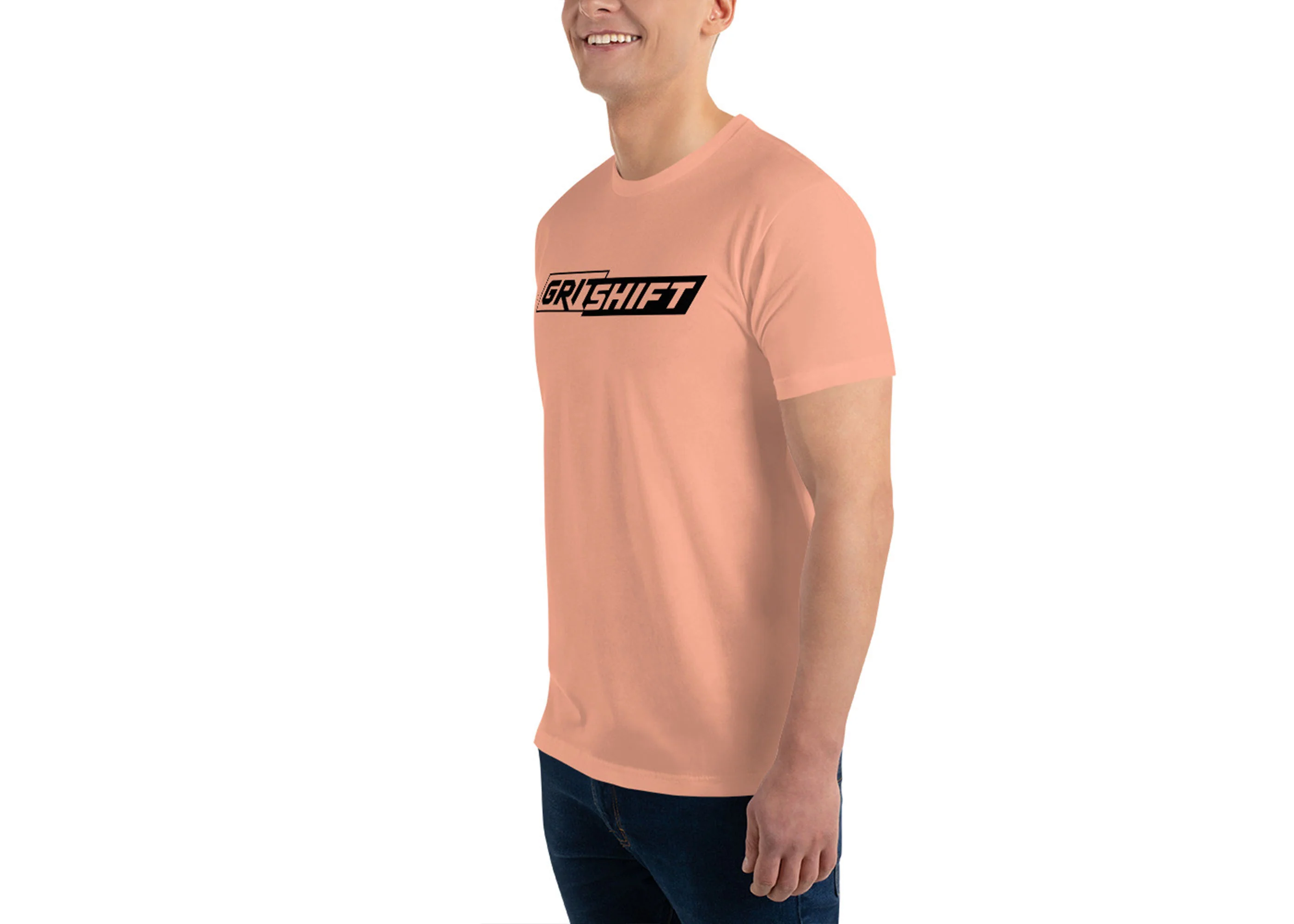 GritShift Short Sleeve T-shirt Black Logo - Image 14