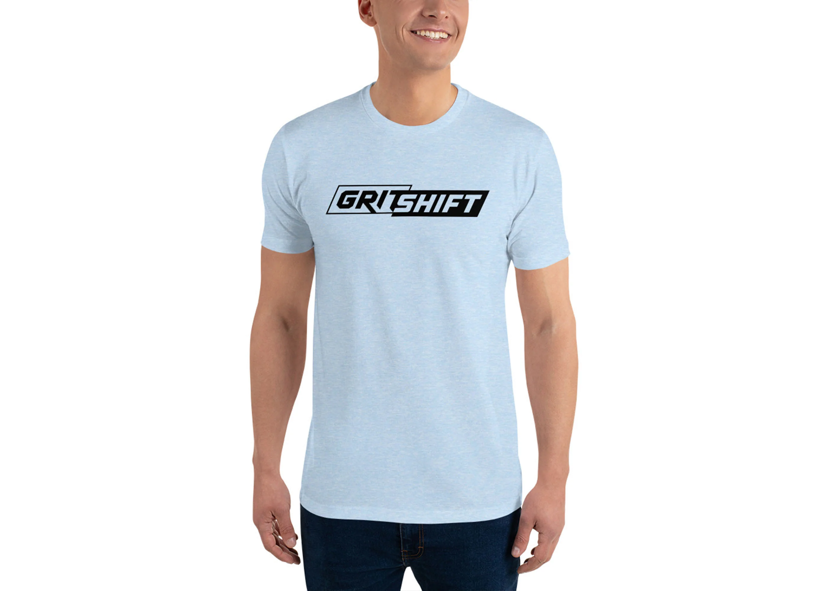 GritShift Short Sleeve T-shirt Black Logo - Image 16