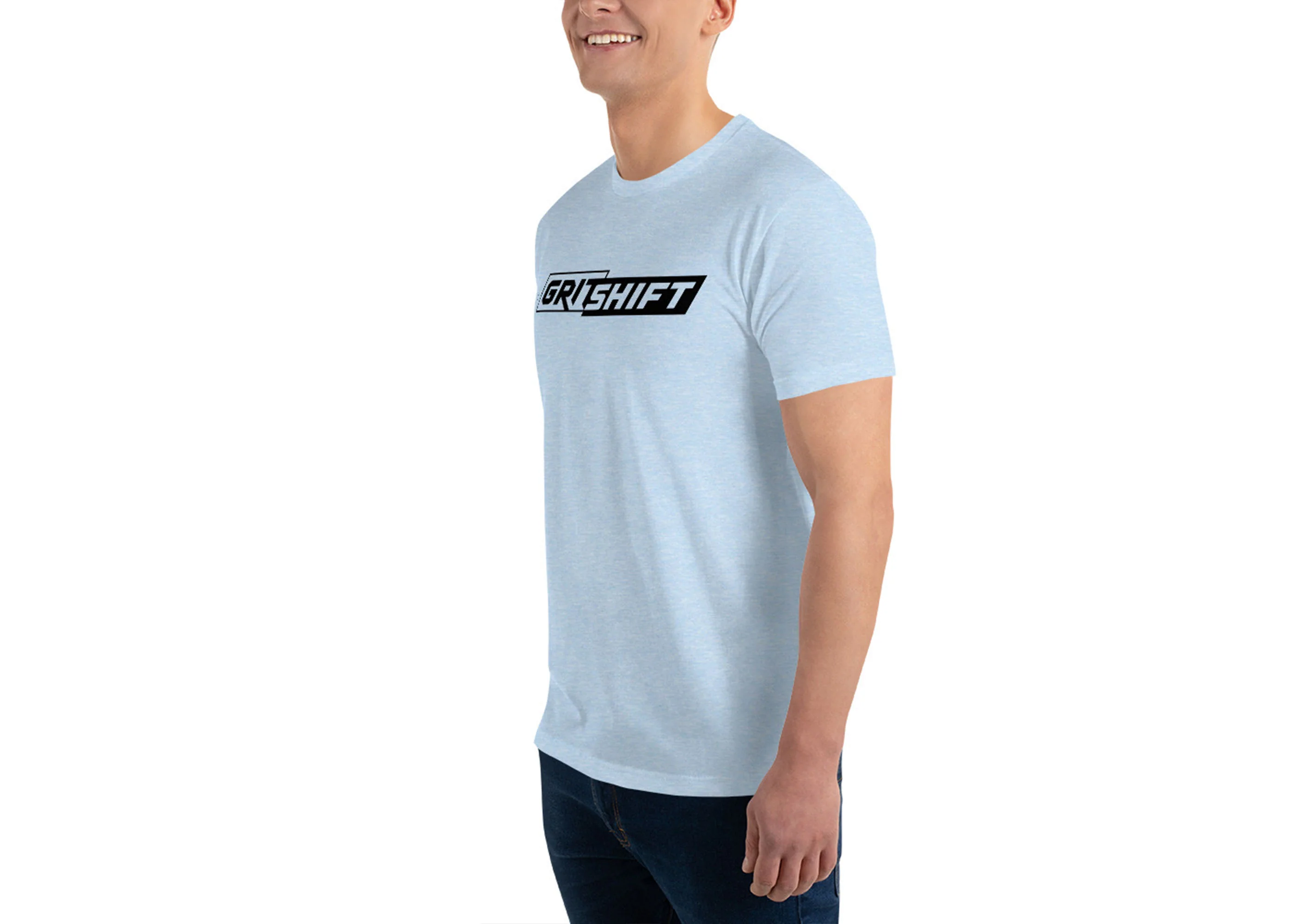 GritShift Short Sleeve T-shirt Black Logo - Image 17
