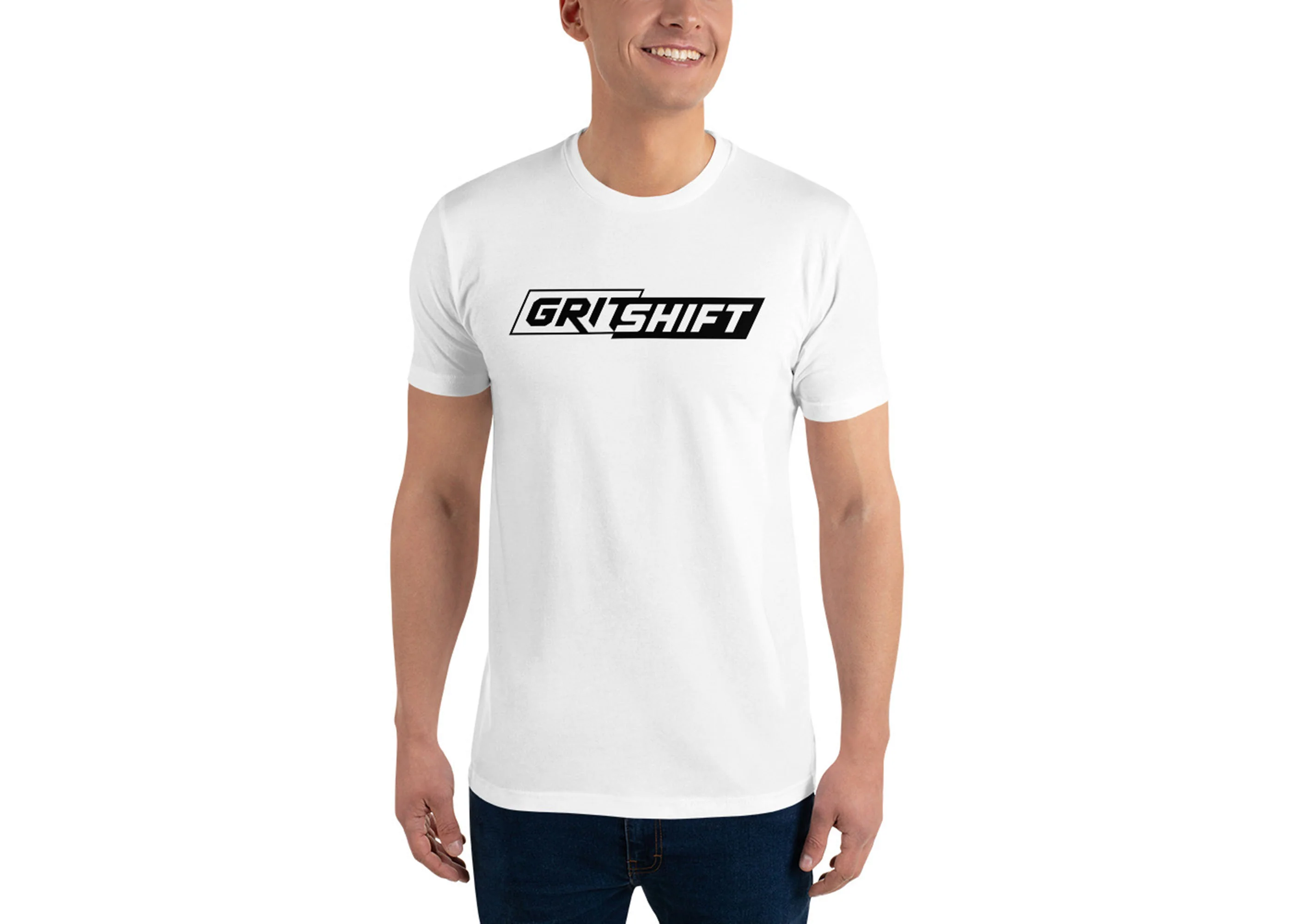 GritShift Short Sleeve T-shirt Black Logo - Image 3