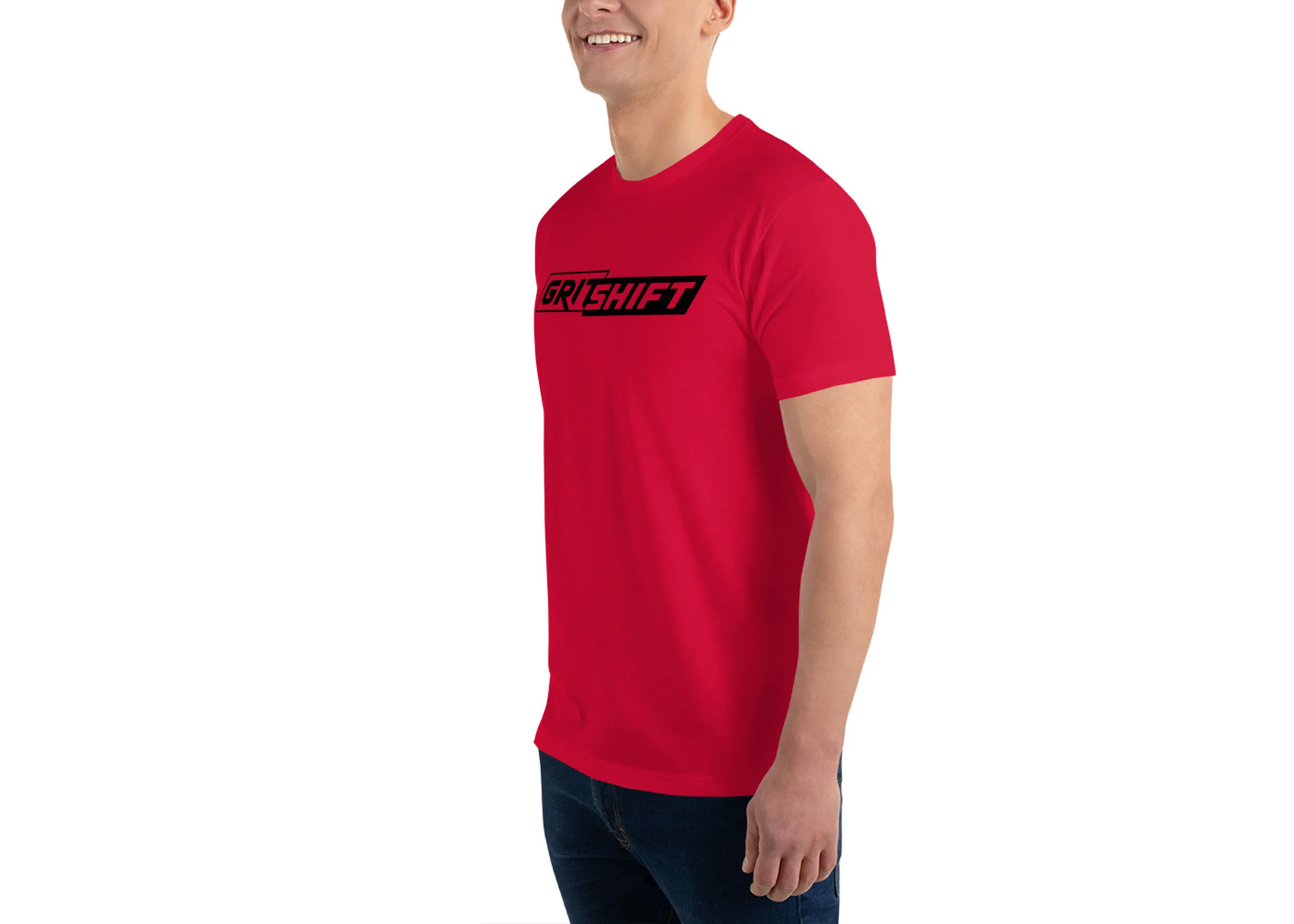 GritShift Short Sleeve T-shirt Black Logo - Image 5