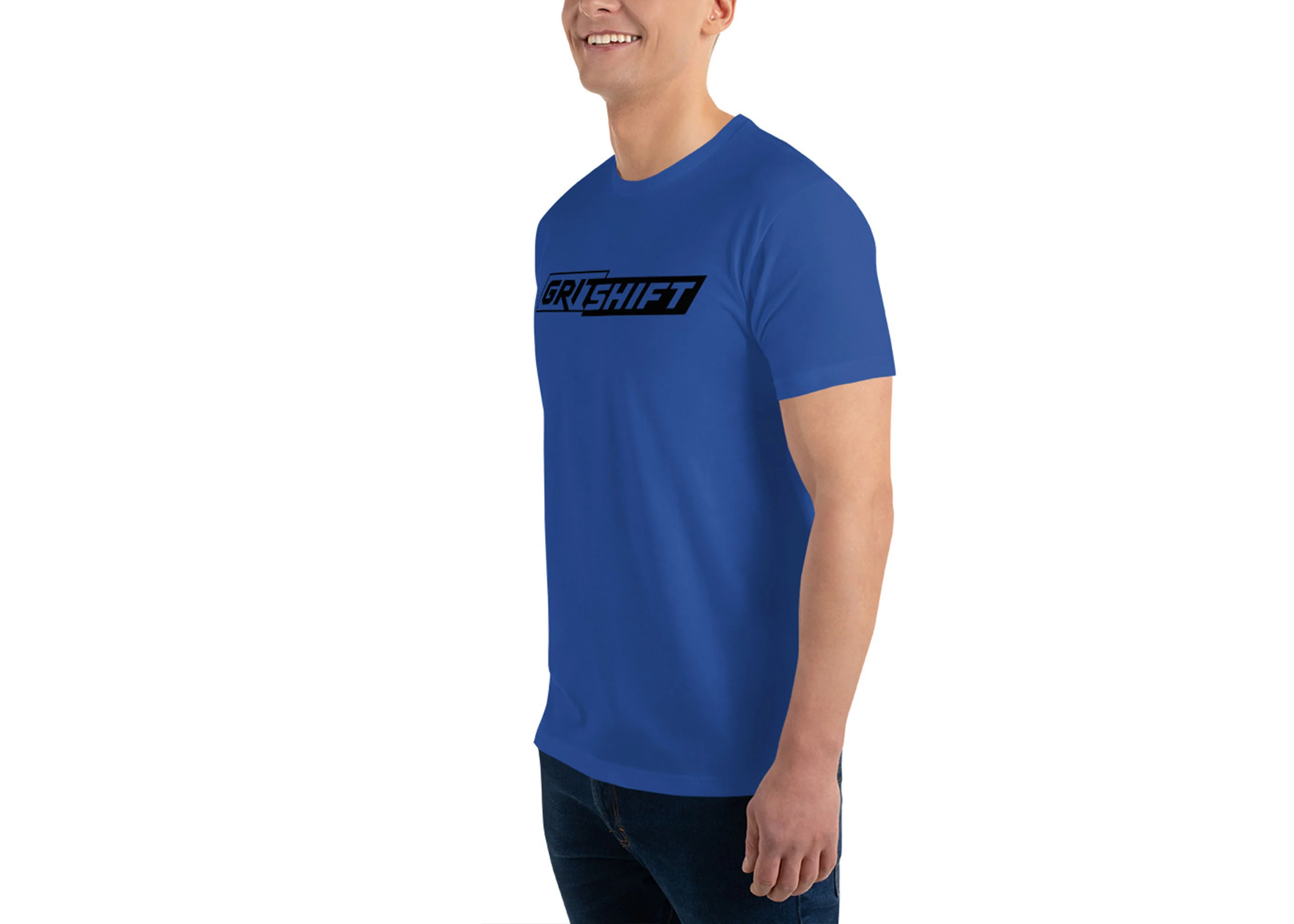 GritShift Short Sleeve T-shirt Black Logo - Image 8