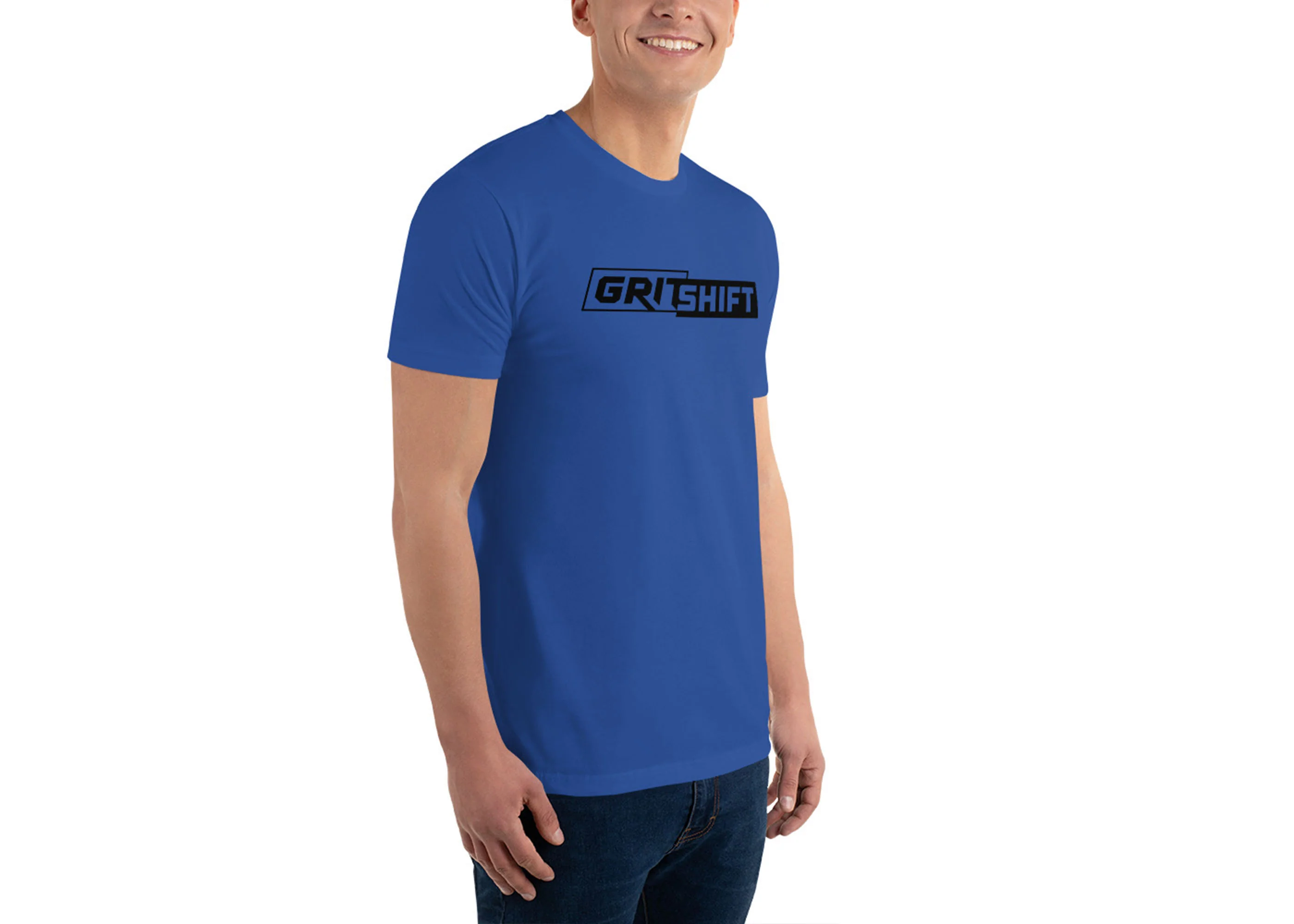 GritShift Short Sleeve T-shirt Black Logo - Image 9